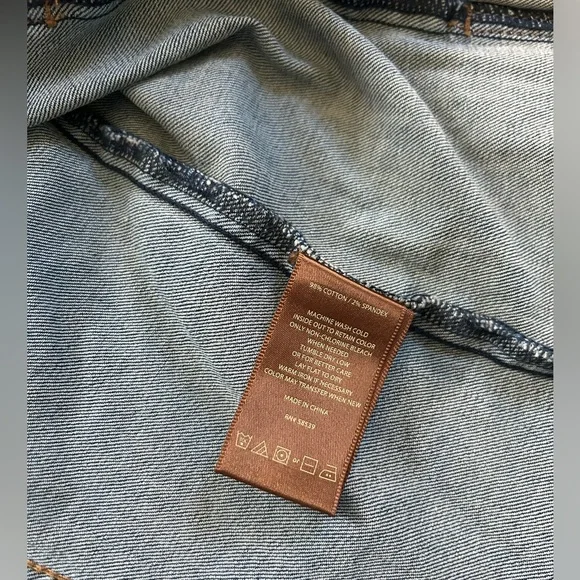 Kut from the Kloth Blue Denim Jacket - Picture 4 of 7